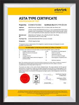 APFC Panel Type Test Certificate - 175 kVAR