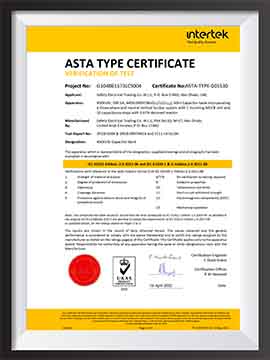 APFC Panel Type Test Certificate - 450 kVAR
